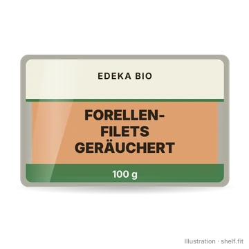 Illustration: Forellenfilets geräuchert