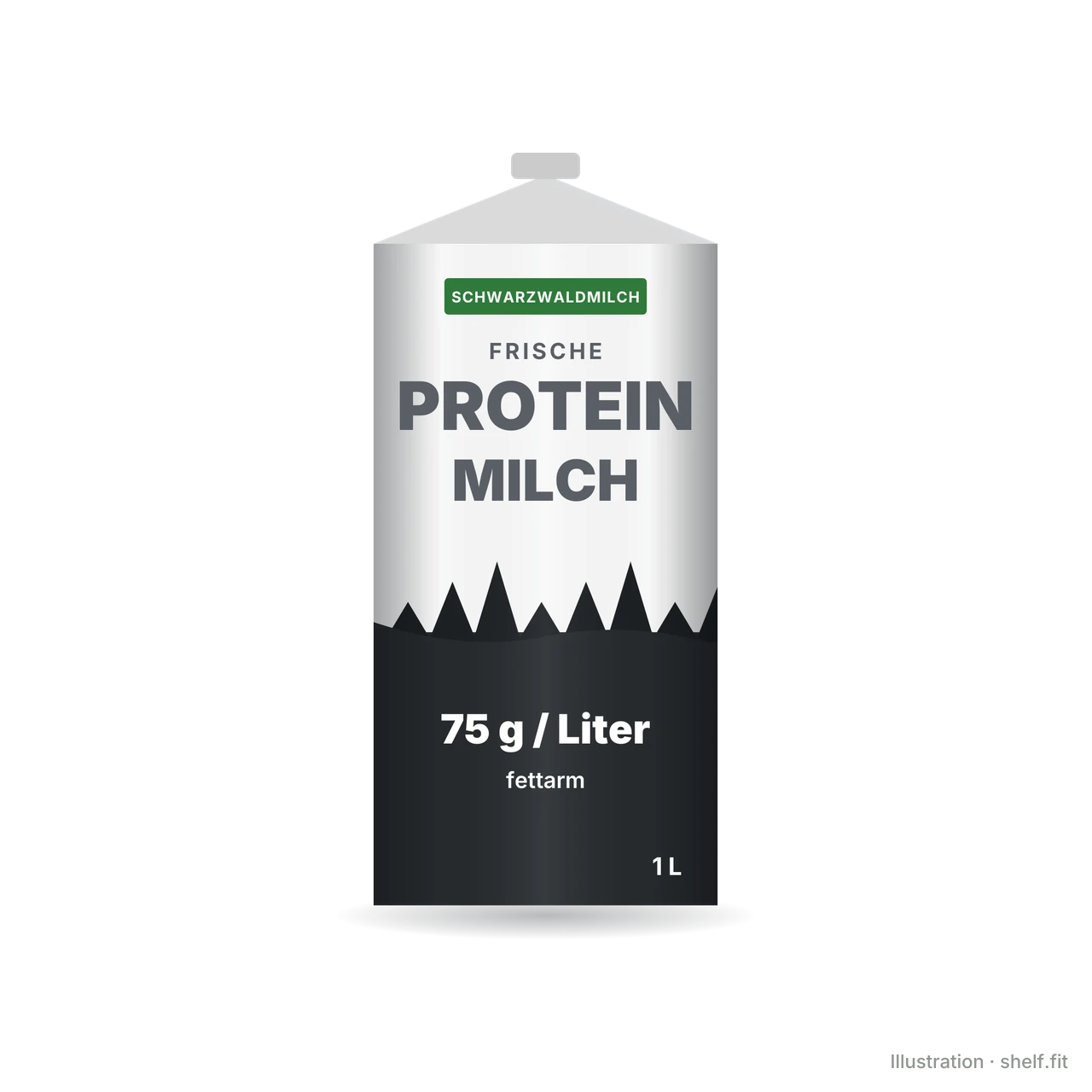 Illustration: Frische Protein Milch