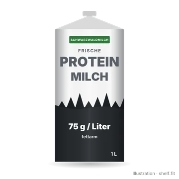 Illustration: Frische Protein Milch