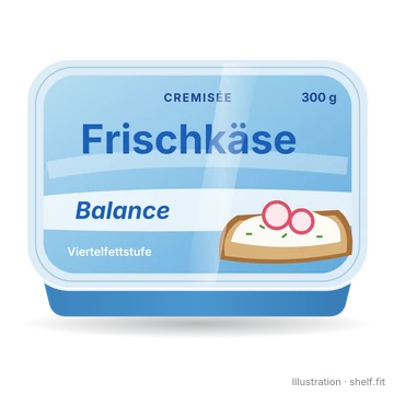 Illustration: Becher Cremisée Frischkäse Balance, 300-g-Becher