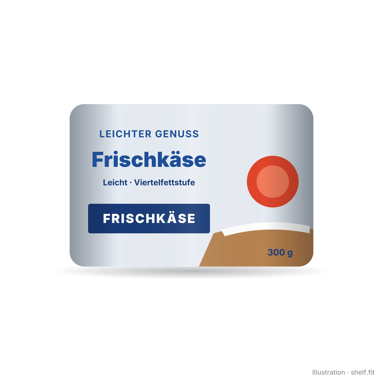 Illustration: Frischkäse Leicht