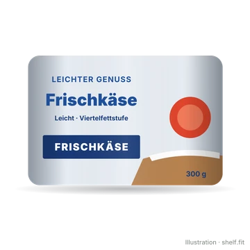 Illustration: Frischkäse Leicht