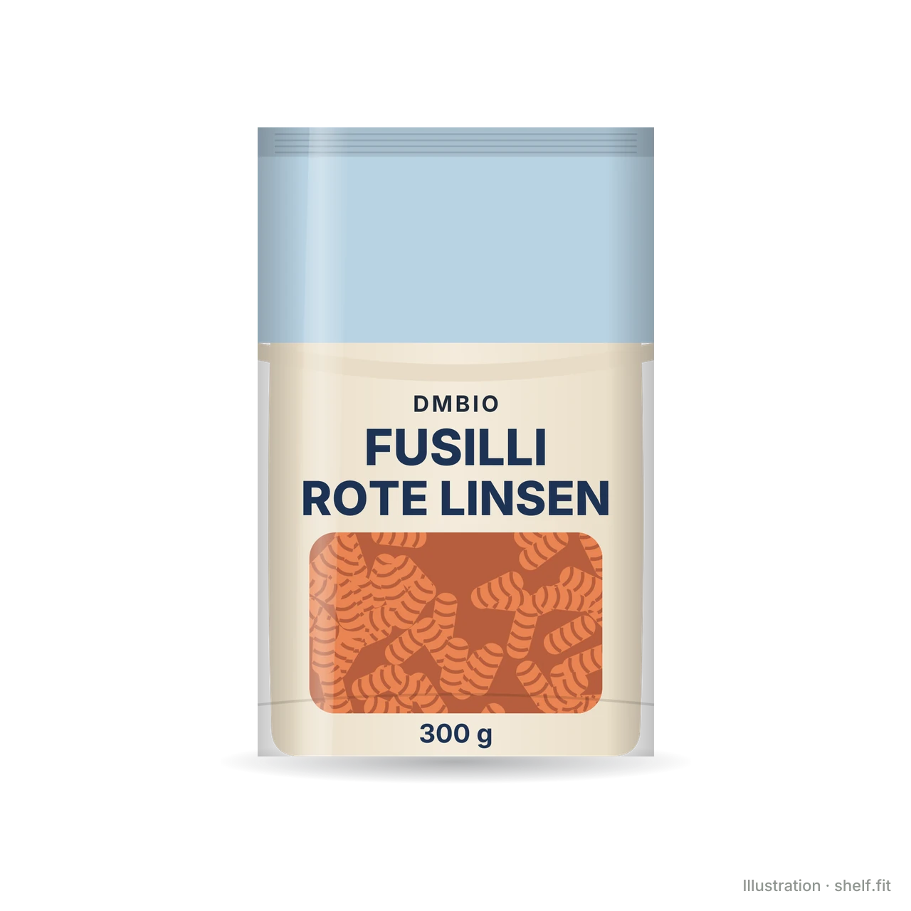 Illustration: Fusilli Rote Linsen