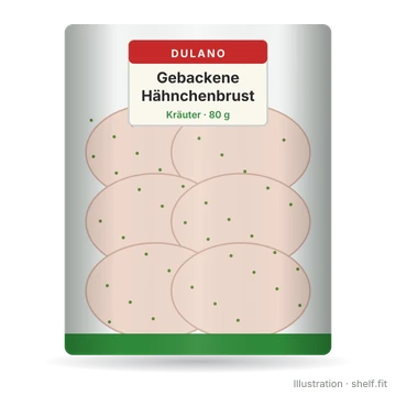 Illustration: Gebackene Hähnchenbrust Kräuter