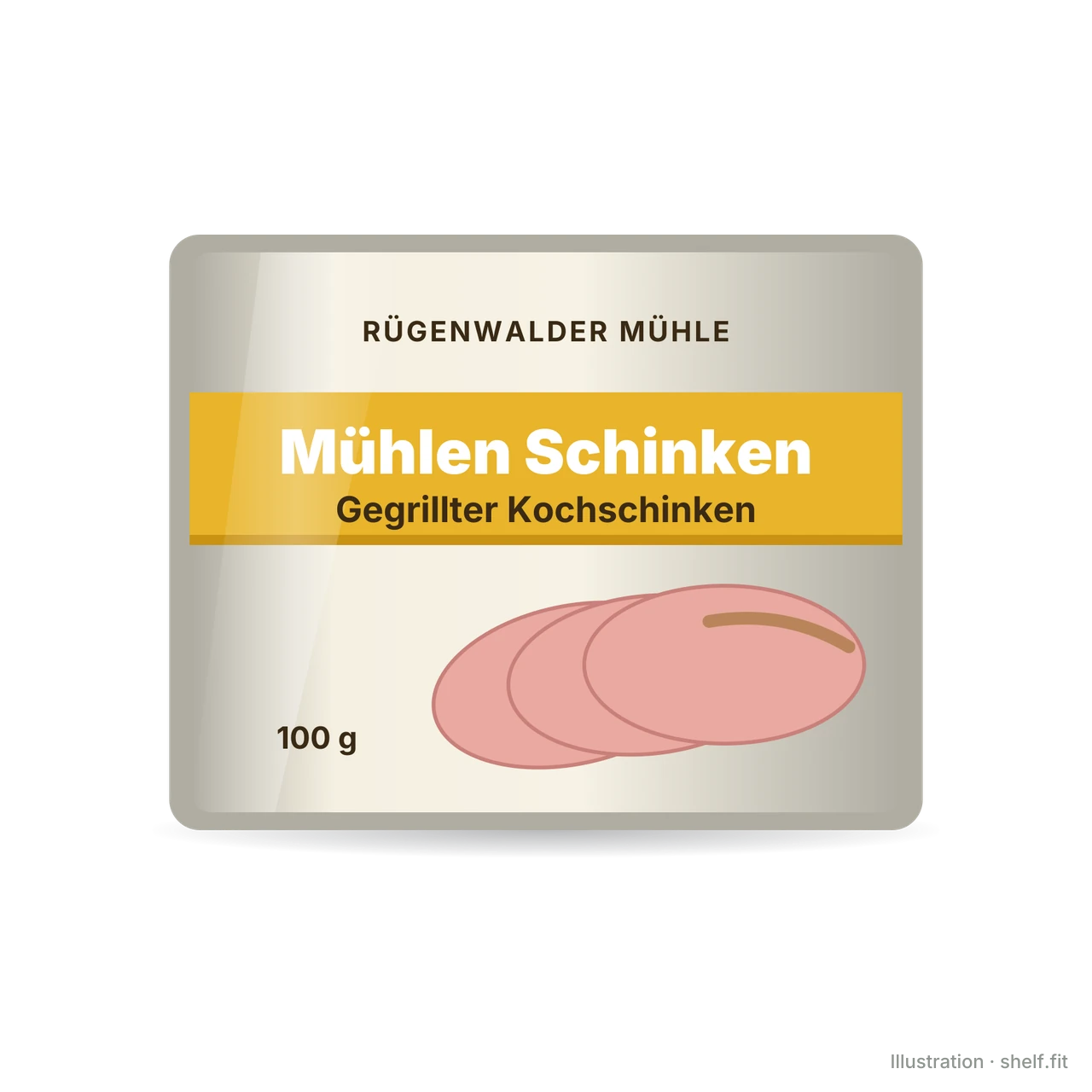 Illustration: Mühlen Schinken Gegrillter Kochschinken