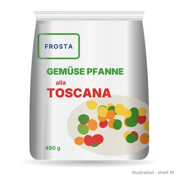 Illustration: Gemüse Pfanne alla Toscana