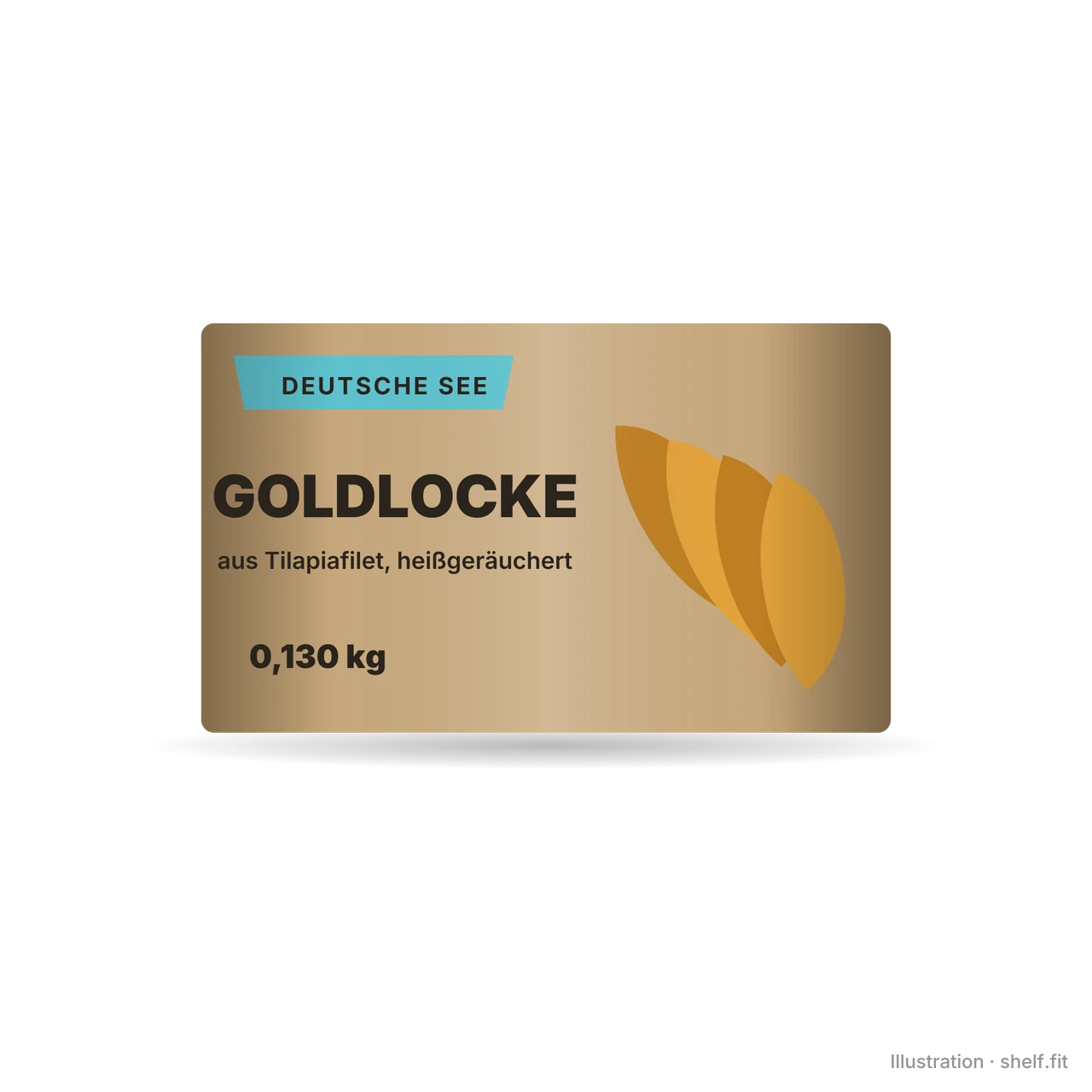 Illustration: Goldlocke aus Tilapiafilet