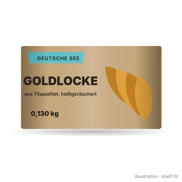Illustration: Goldlocke aus Tilapiafilet