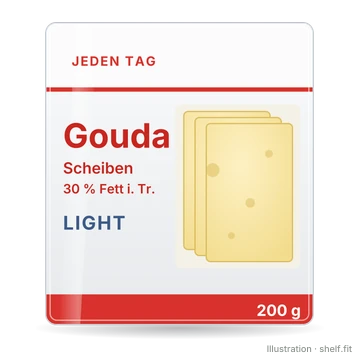 Illustration: Gouda Scheiben light