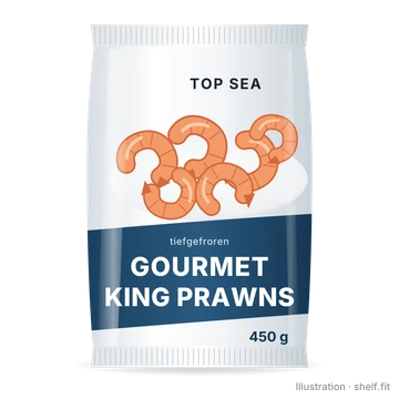 Illustration: Beutel Top Sea Gourmet King Prawns, 450 g