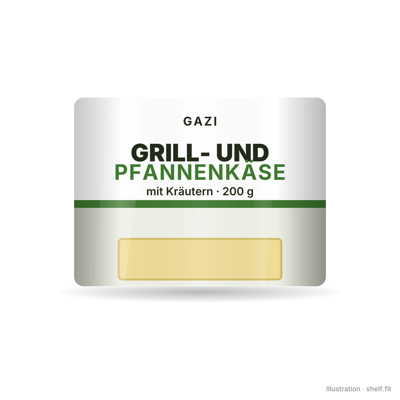 Illustration: Grill- und Pfannenkäse
