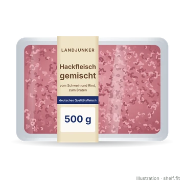 Illustration: Landjunker mixed minced meat tray, 500 g