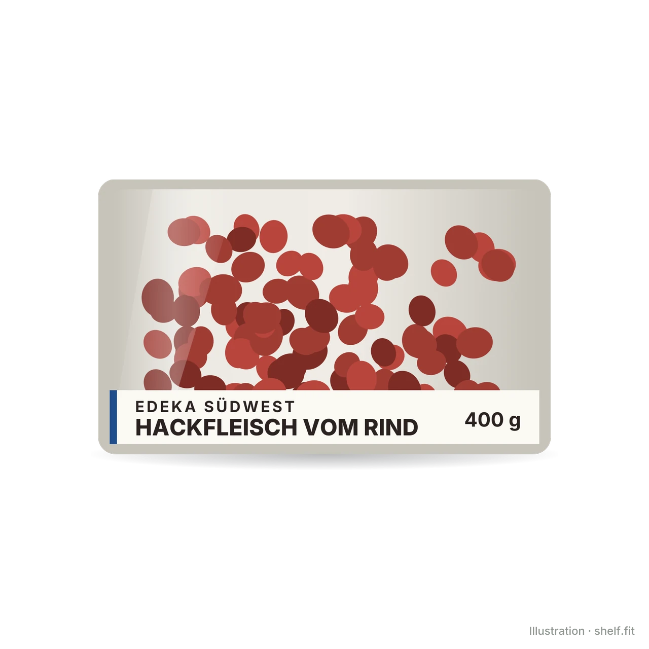 Illustration: Hackfleisch vom Rind