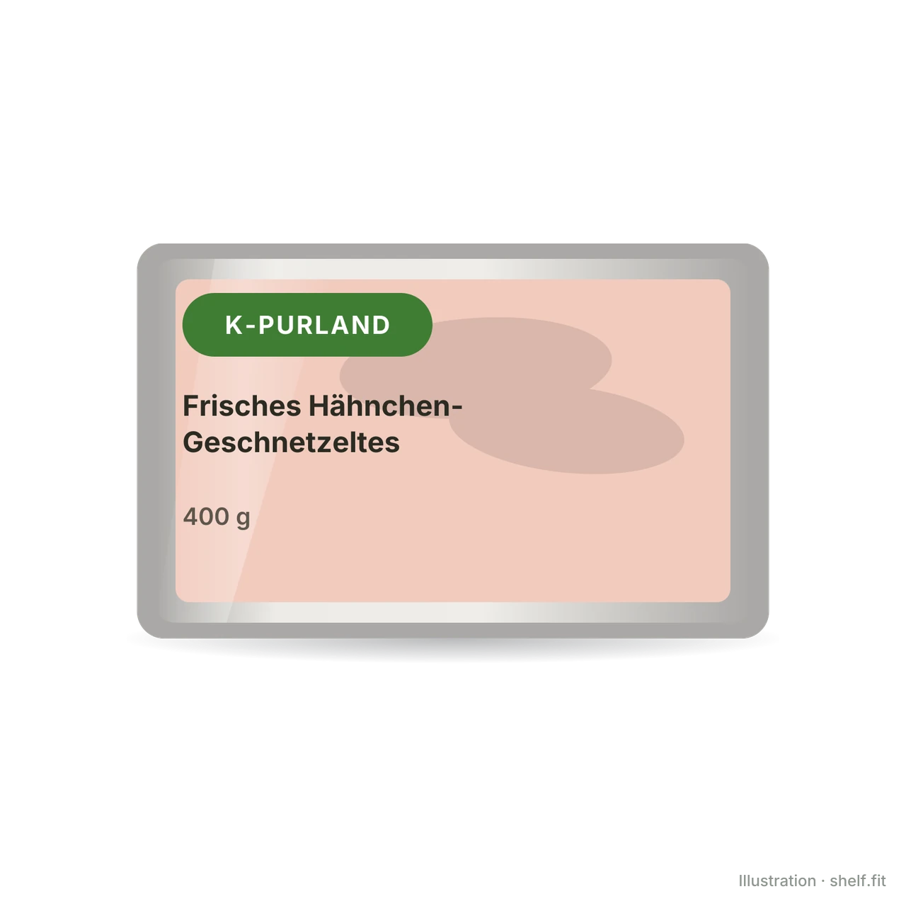 Illustration: Frisches Hähnchen-Geschnetzeltes
