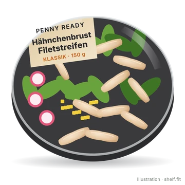 Illustration: Hähnchenbrust Filetstreifen Klassik