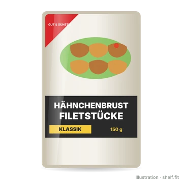 Illustration: Hähnchenbrust Filetstücke Klassik