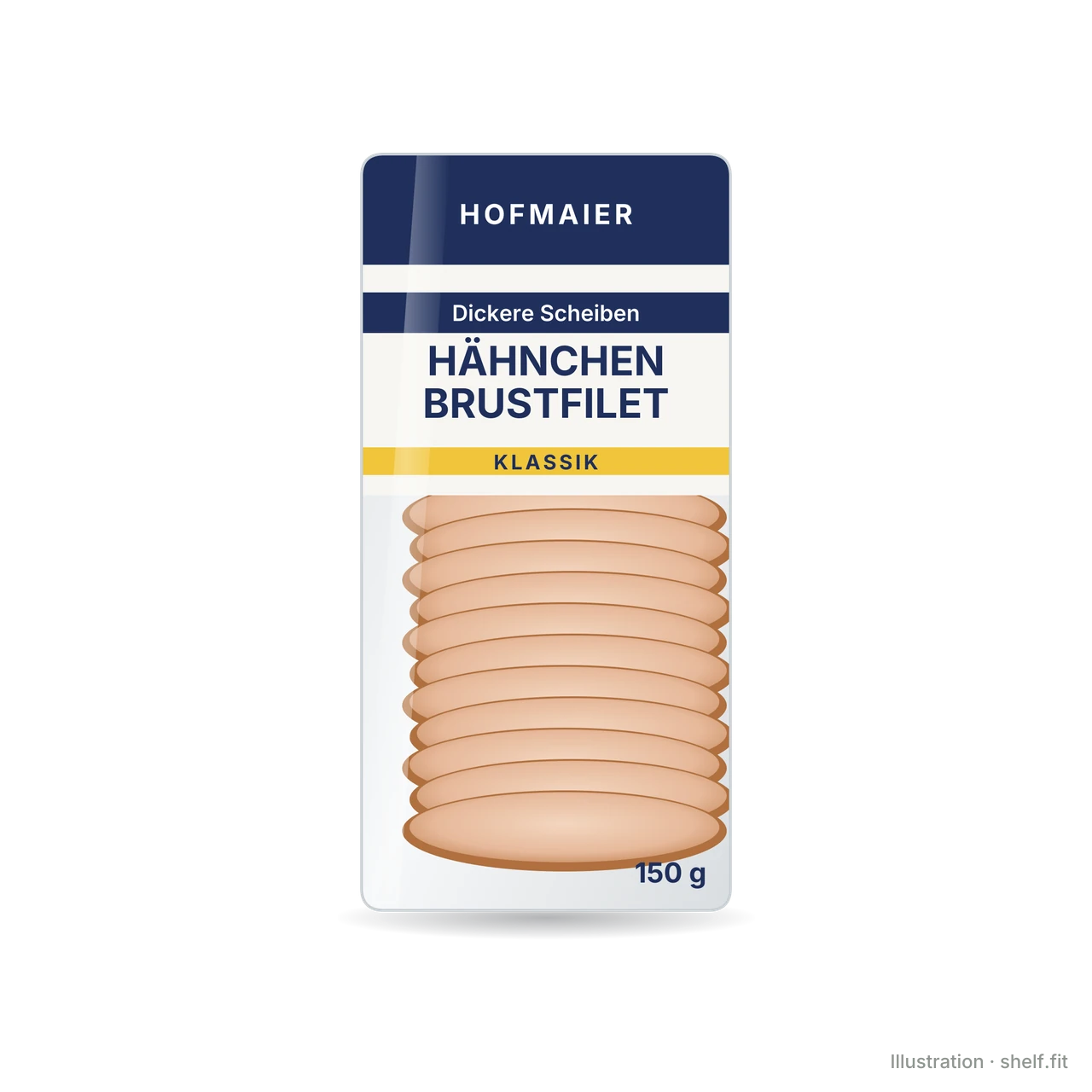 Illustration: Hähnchenbrustfilet Klassik, dickere Scheiben