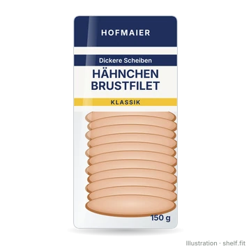 Illustration: Hähnchenbrustfilet Klassik, dickere Scheiben