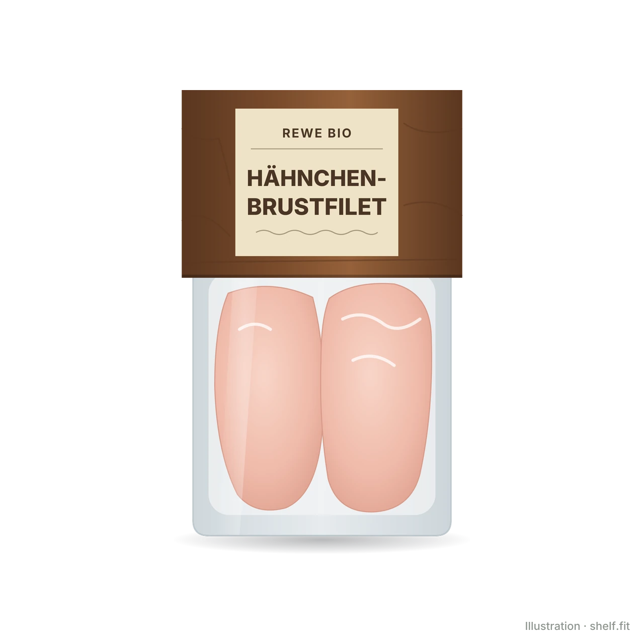 Illustration: Packung REWE Bio Hähnchenbrustfilet