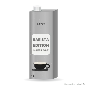 Illustration: Packung Oatly Haferdrink Barista Edition, 1 l