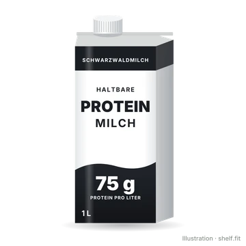 Illustration: Haltbare Protein Milch