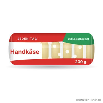 Illustration: Handkäse mit Edelschimmel