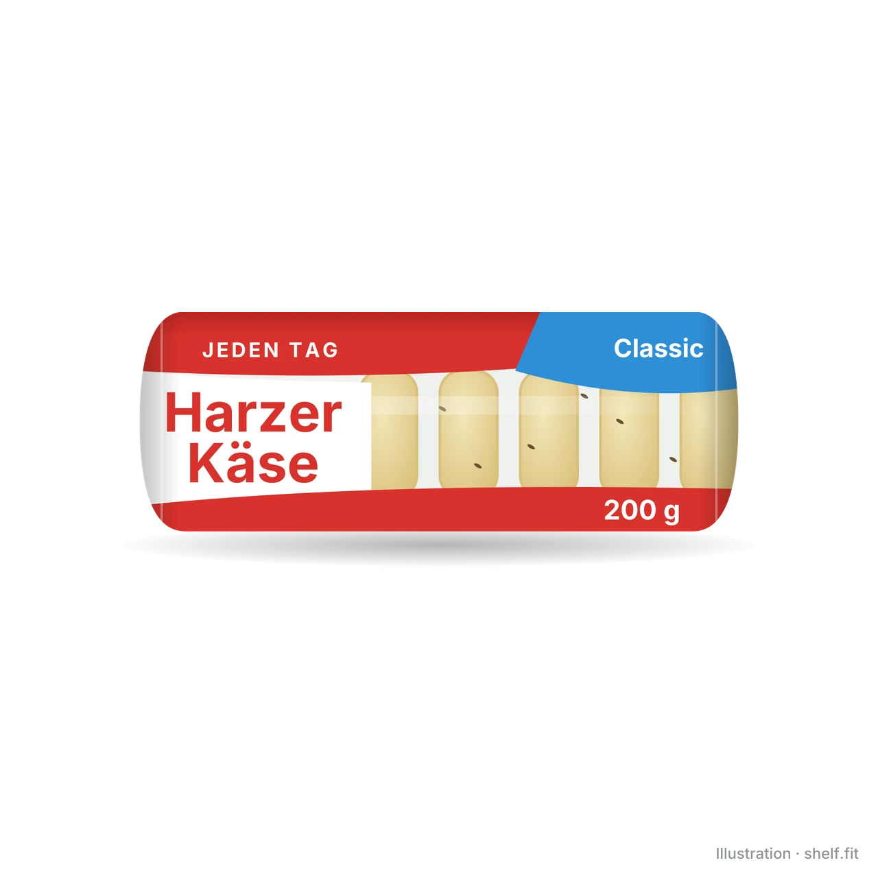 Illustration: Harzer Käse Classic