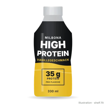 Illustration: High Protein Drink Vanillegeschmack