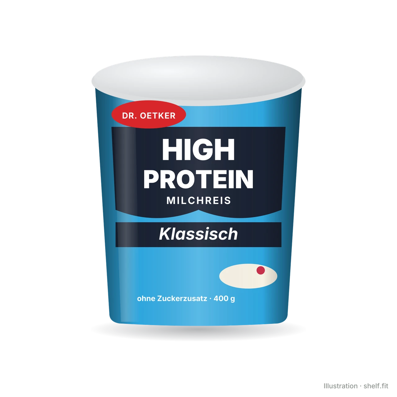 Illustration: High Protein Milchreis Klassisch