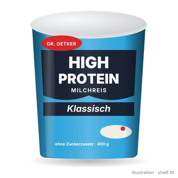 Illustration: High Protein Milchreis Klassisch