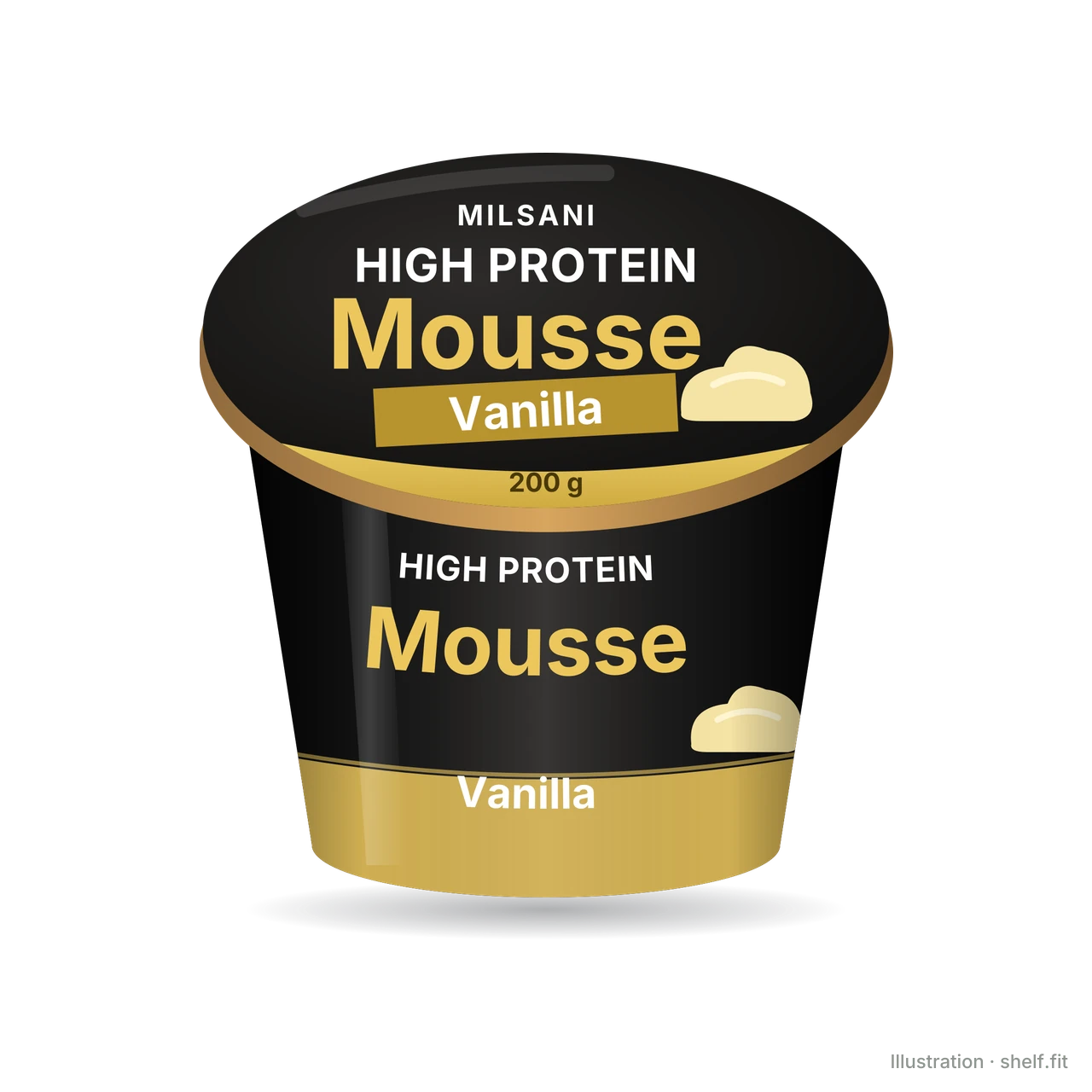 Illustration: High-Protein-Mousse Vanille