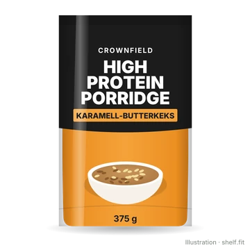 Illustration: High Protein Porridge Karamell-Butterkeks
