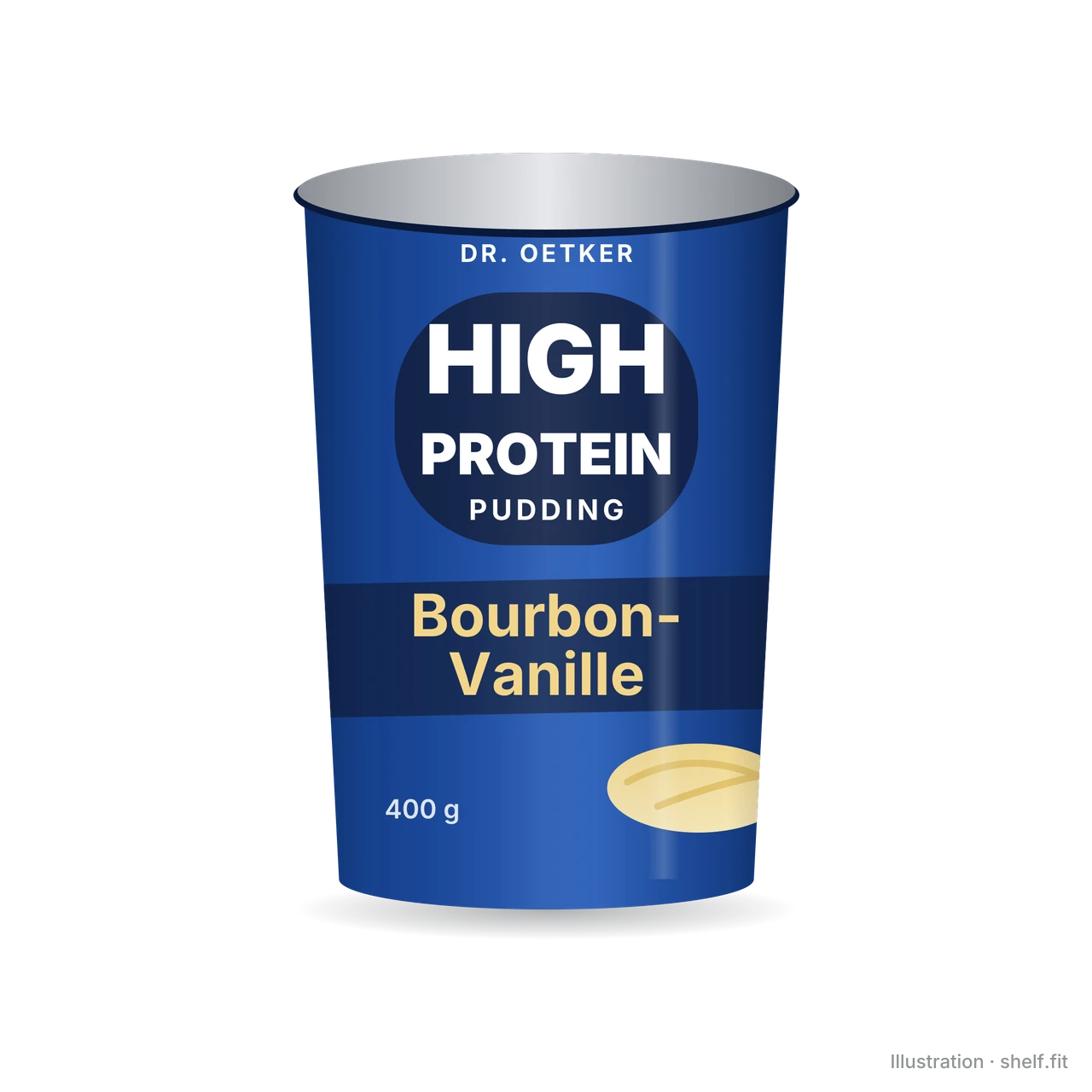 Illustration: High Protein Pudding Bourbon-Vanille
