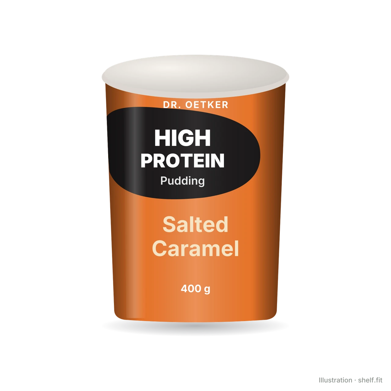 Illustration: High Protein Pudding Salted Caramel