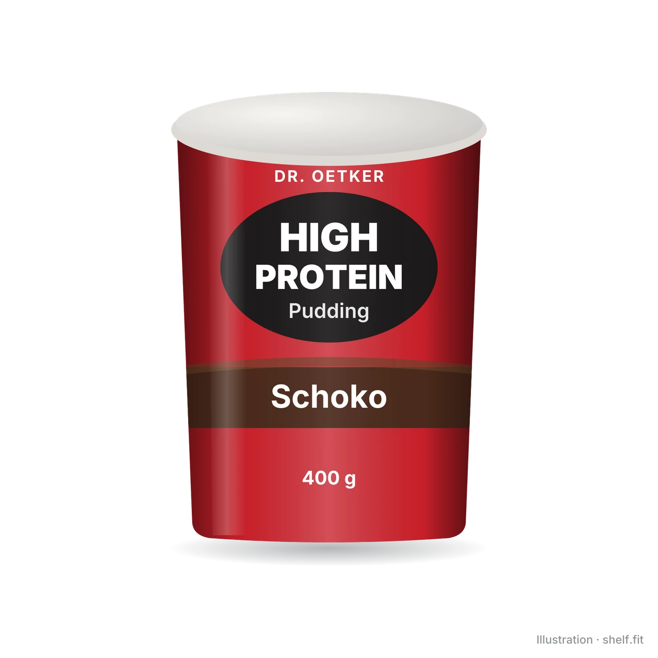 Illustration: High Protein Pudding Schoko