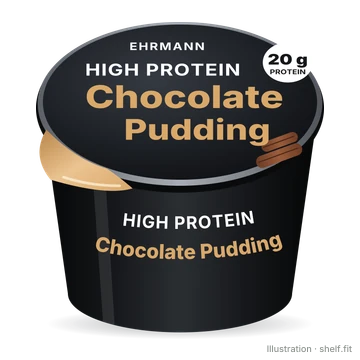 Illustration: Becher Ehrmann High Protein Pudding Schoko, 200 g