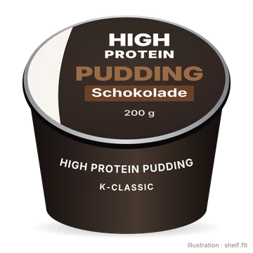 Illustration: High Protein Pudding Schokolade