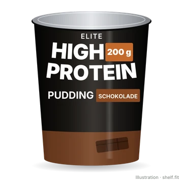Illustration: High Protein Pudding Schokolade