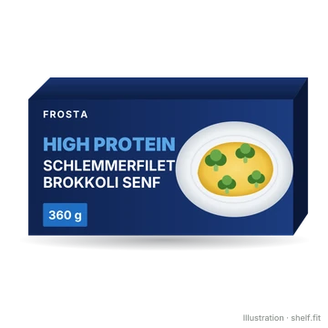 Illustration: High Protein Schlemmerfilet Brokkoli Senf