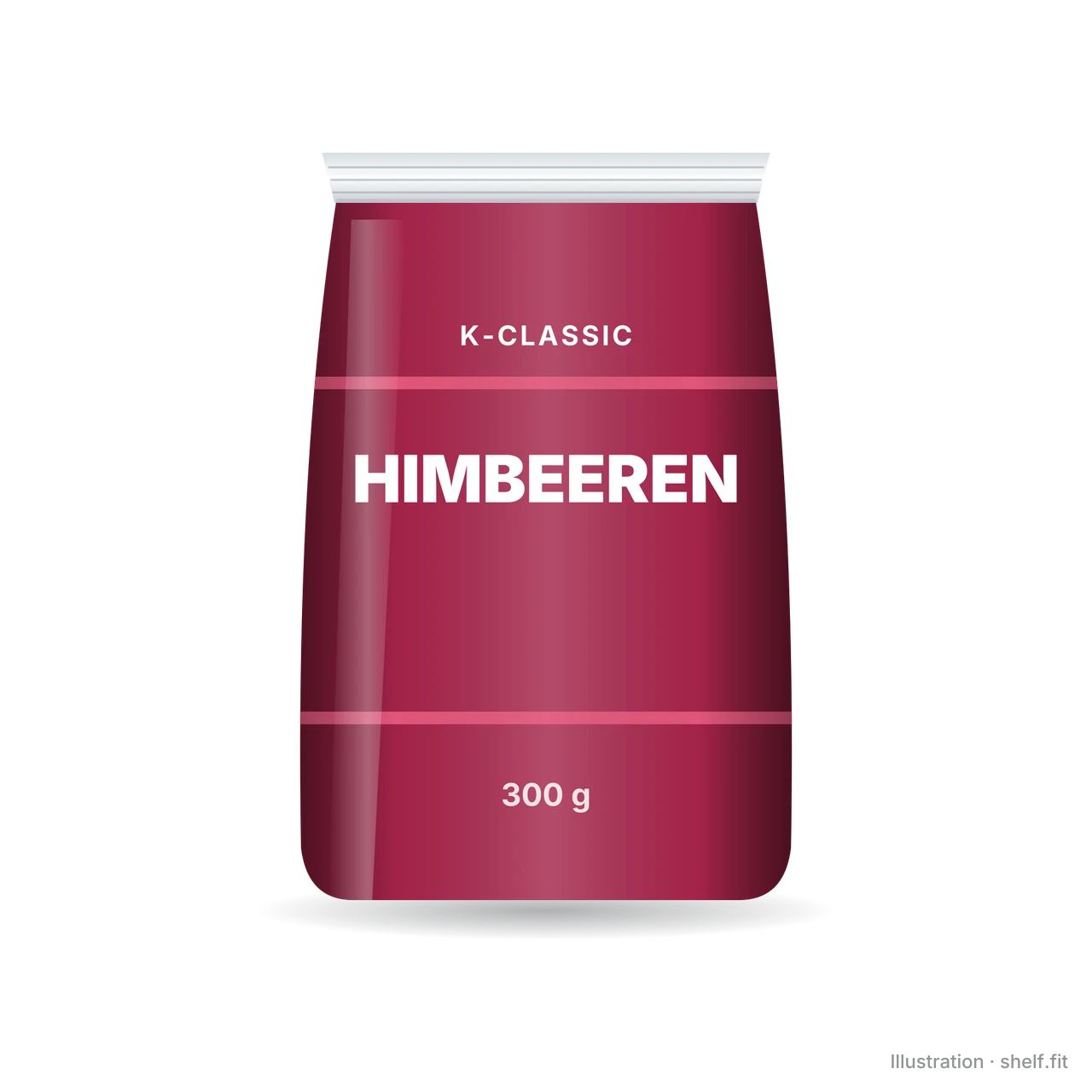 Illustration: Himbeeren tiefgefroren