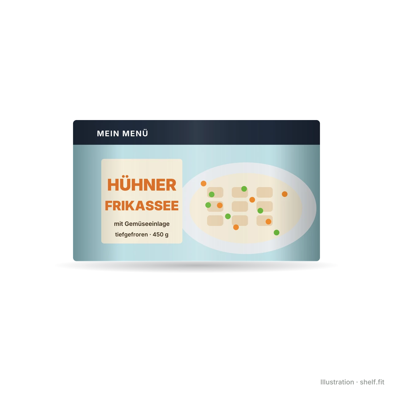 Illustration: Hühnerfrikassee