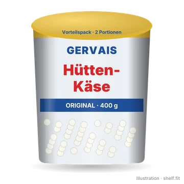 Illustration: Hüttenkäse Original, Vorteilspack 400 g