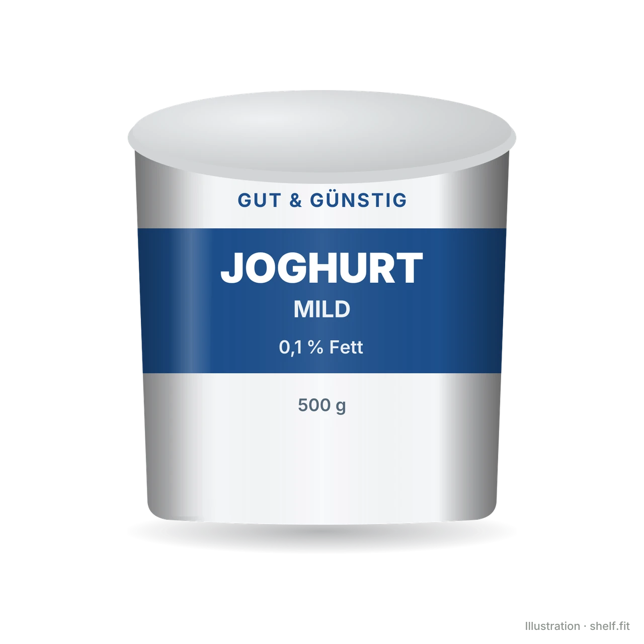 Illustration: Joghurt mild 0,1 % Fett