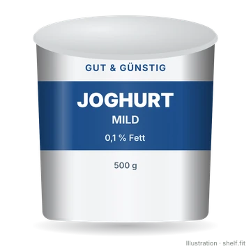 Illustration: Joghurt mild 0,1 % Fett