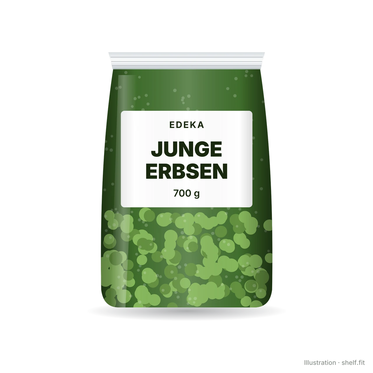 Illustration: Junge Erbsen
