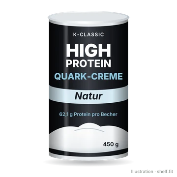 Illustration: Becher K-Classic High Protein Quark-Creme Natur, 450 g