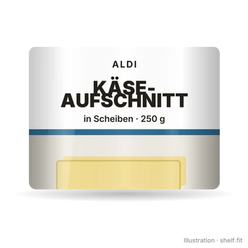 Illustration: Käse-Aufschnitt