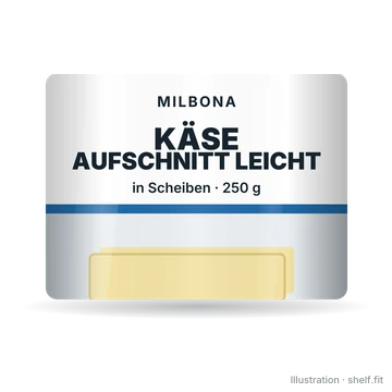 Illustration: Käse Aufschnitt Leicht