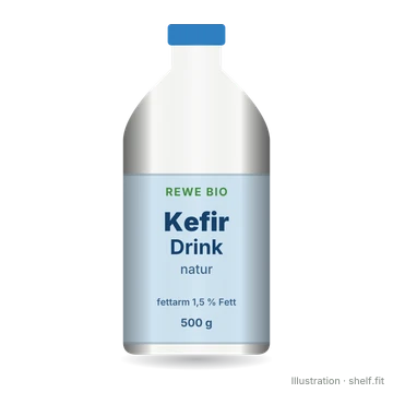 Illustration: Kefir Drink natur, fettarm 1,5 %
