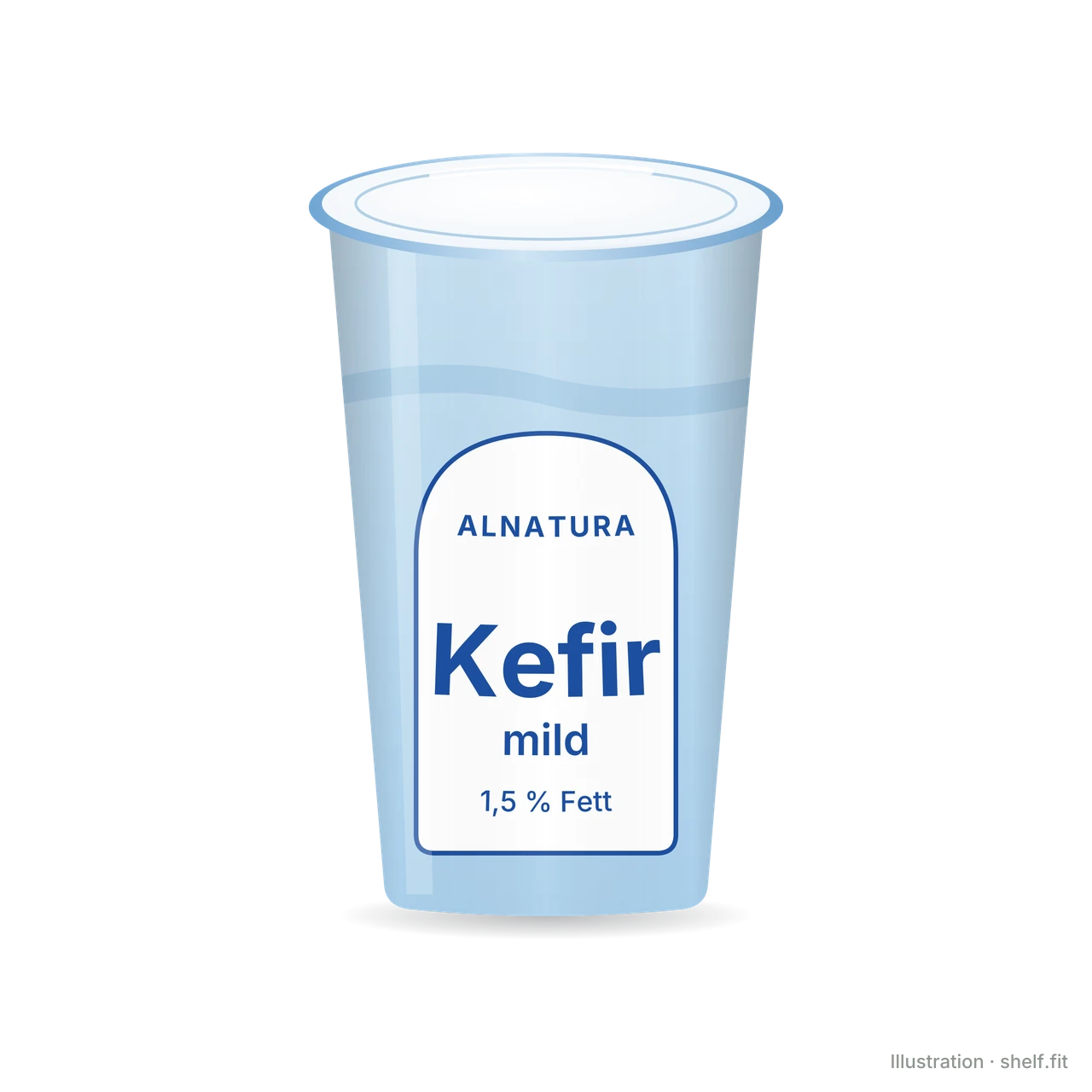 Illustration: Becher Alnatura Kefir mild 1,5 %, 230-ml-Becher